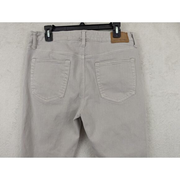 American Eagle sz 34/30 Slim Straight Skinny Jeans distressed stretchy 1243 - Picture 5 of 7